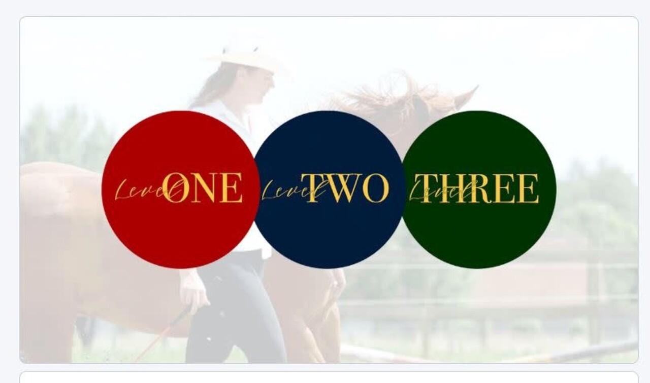 Parelli Parelli Program Online Course Level One, Two and Three Parelli Parelli Program Online Course Level One, Two and Three