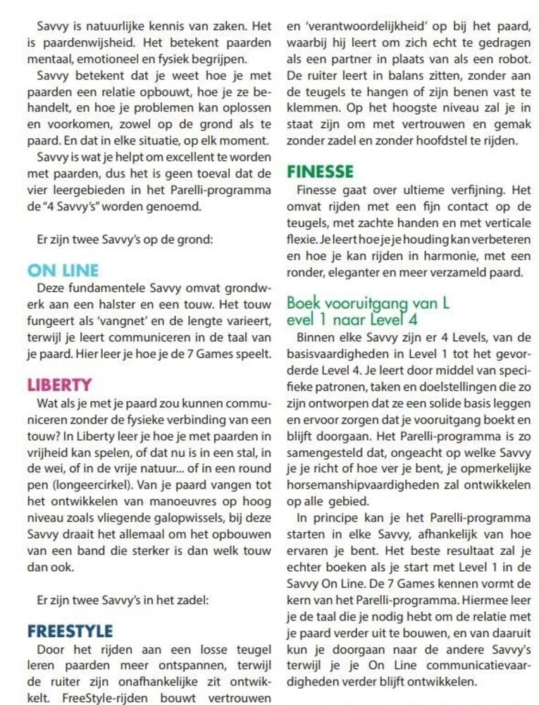 Parelli Parelli Online Cursus Levels 1 , 2, 3 & 4