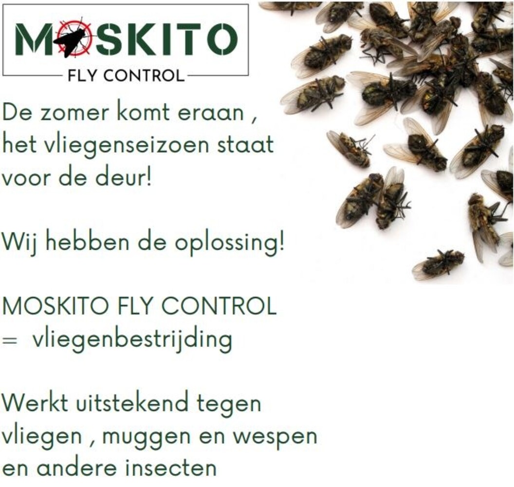 Moskito Fly Control toestel voor automatische vliegenbestrijding incl. afstandsbediening