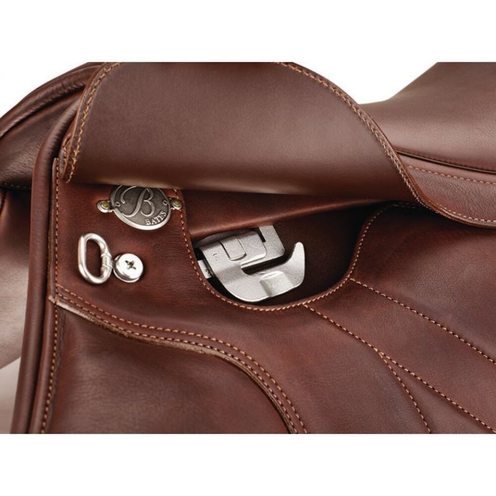 Bates Saddle Bates All Purpose  LUXE Leather Cair Classic Brown