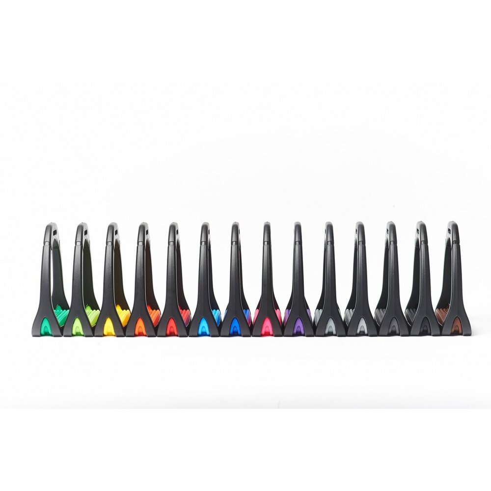 Compositi Stijgbeugels Premium Adult zwart met gekleurde beugelzolen Compositi Stijgbeugels Premium Adult zwart met gekleurde beugelzolen