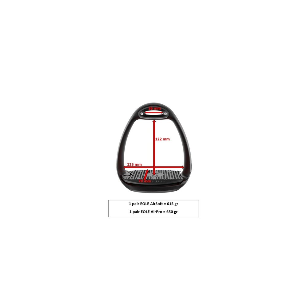 Compositi Stirrups Eole AirPRO Compositi Stirrups Eole AirPRO