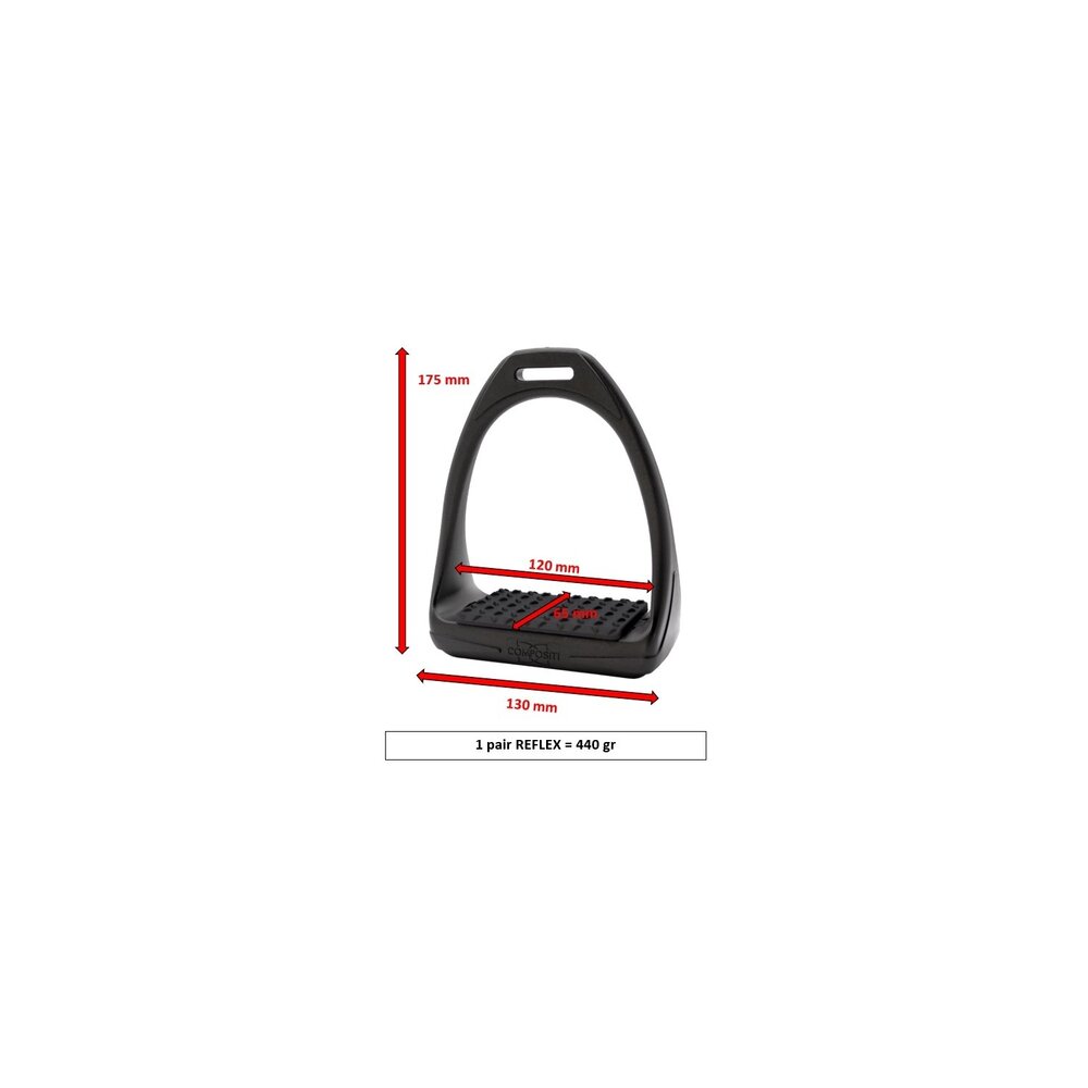 Compositi Etriers Reflex Adulte Drapeau Belge