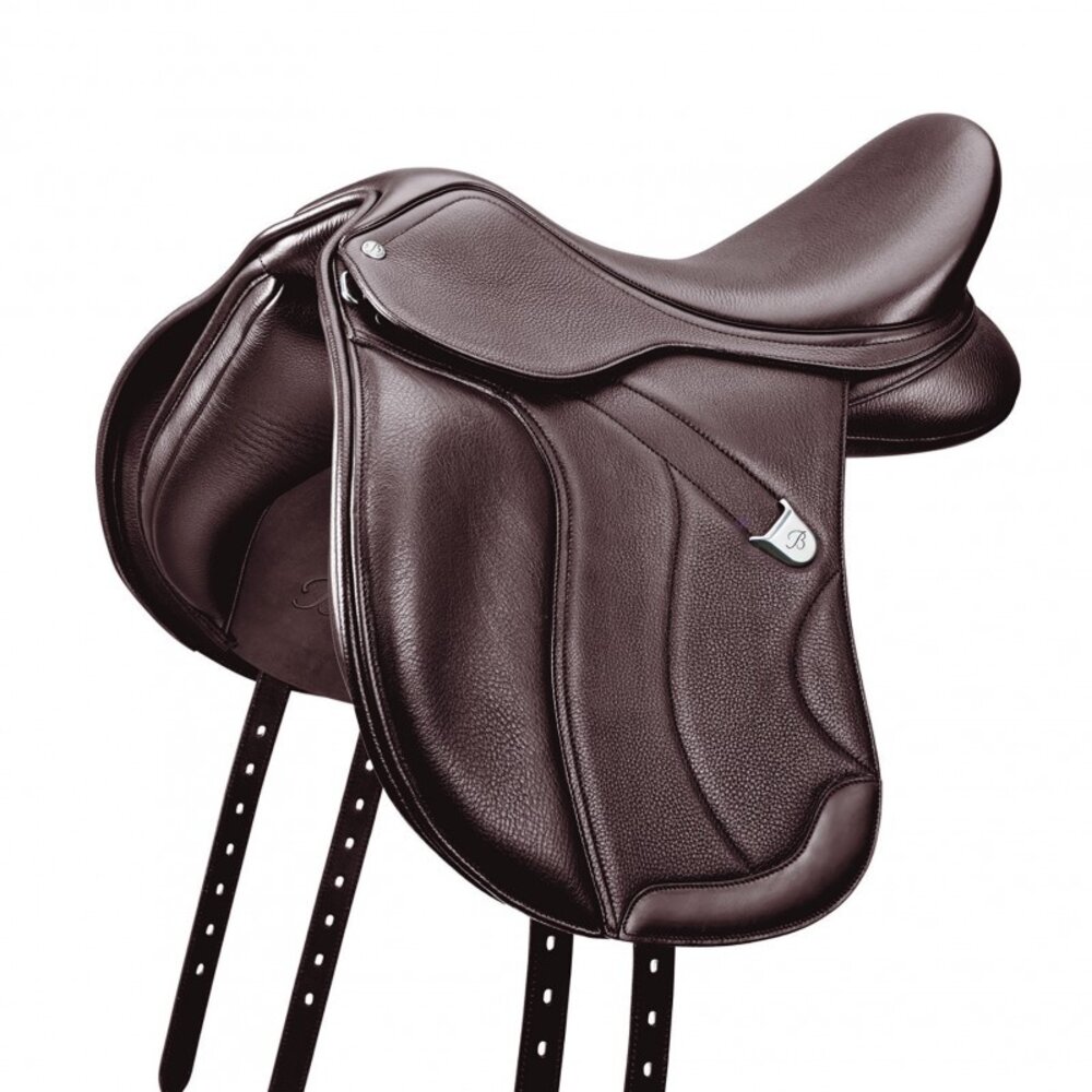 Bates Saddle Bates All Purpose + Opulence Leather Cair Wide Classic Brown
