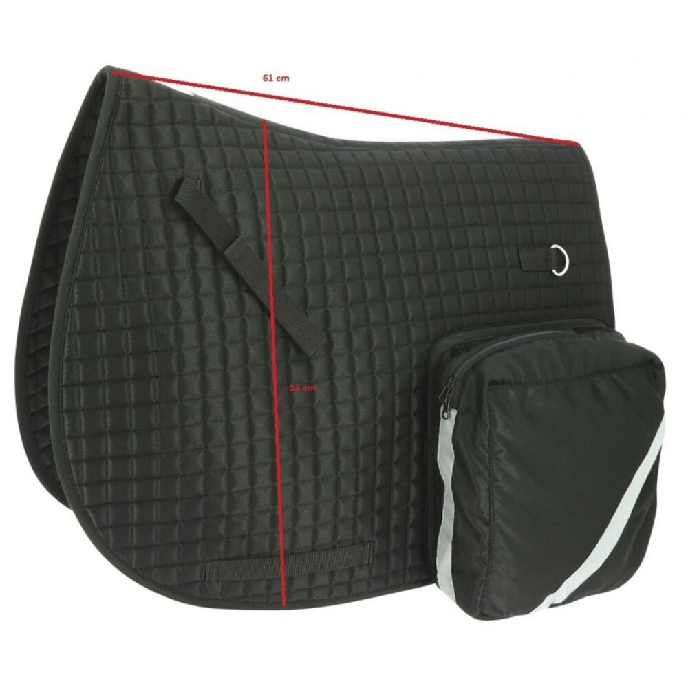 Saddle pad with pockets