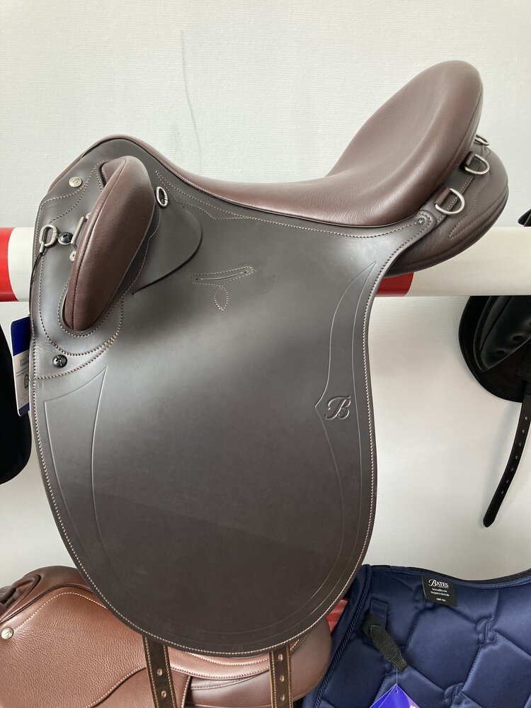 Bates Zadel Bates Kimberley Stock CS Heritage leder bruin Bates Zadel Bates Kimberley Stock CS Heritage leder bruin