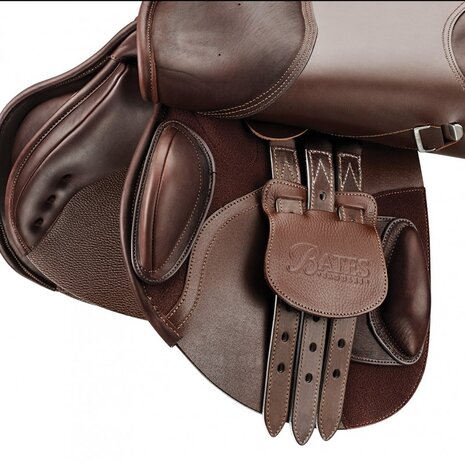 Bates Zadel Bates Elevation Flat Seat Dubbel leder Luxe Classic Brown
