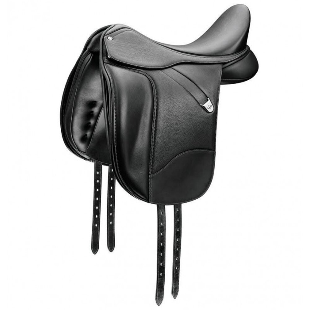 Bates Saddle Bates Dressage Opulence leather Classic Black Bates Saddle Bates Dressage Opulence leather Classic Black
