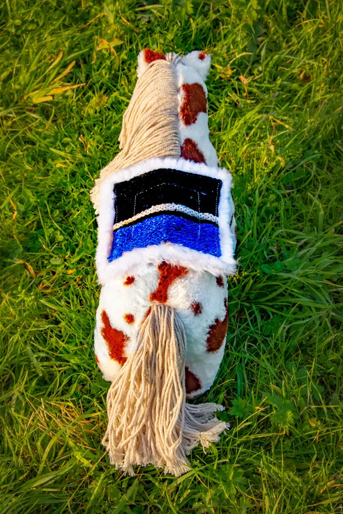 Crafty Ponies Crafty Ponies Westernpad blue incl. instruction booklet NL Crafty Ponies Crafty Ponies Westernpad blue incl. instruction booklet NL