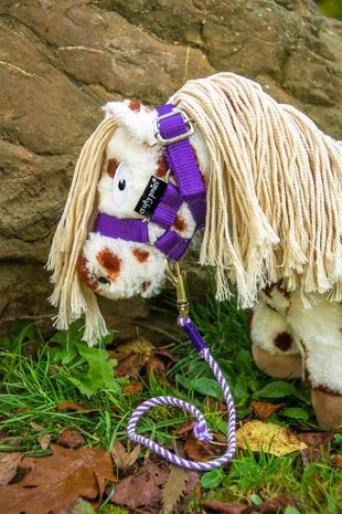 Crafty Ponies Crafty Pony Lead rope purple incl. instruction booklet NL Crafty Ponies Crafty Pony Lead rope purple incl. instruction booklet NL