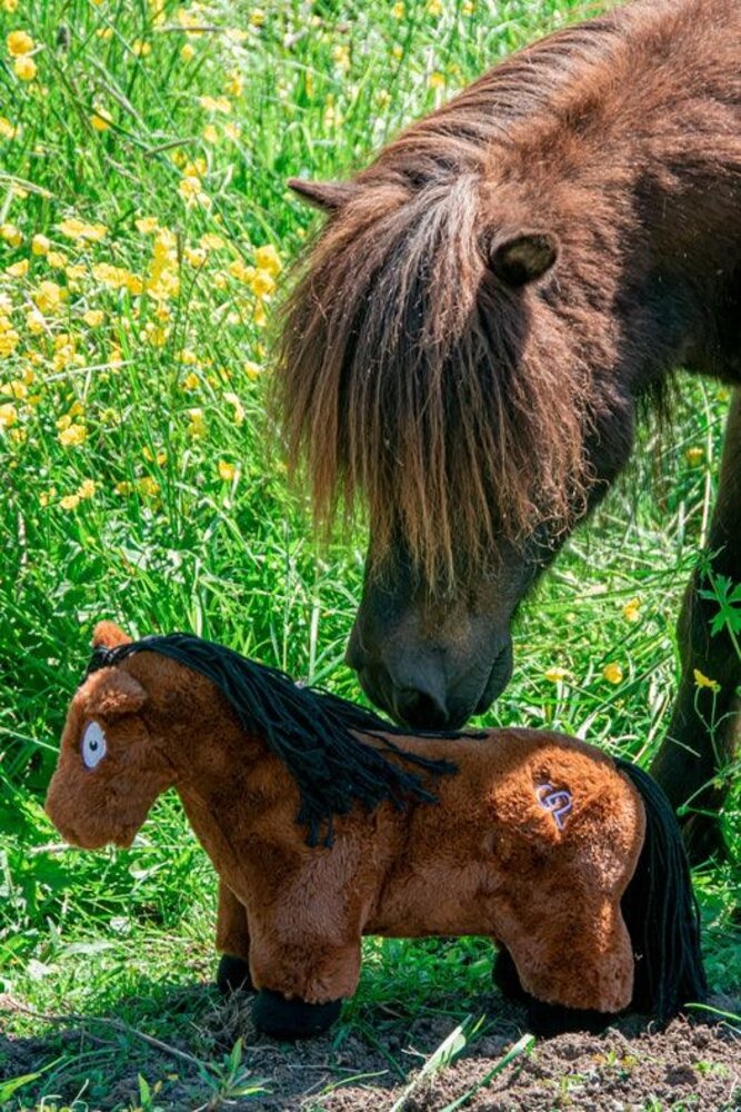 Crafty Ponies Crafty Pony Paardenknuffel Bruin zwarte manen incl. instructie boekje Crafty Ponies Crafty Pony Paardenknuffel Bruin zwarte manen incl. instructie boekje