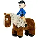 Crafty Ponies Crafty Pony Amazone Pim incl. instructie boekje Crafty Ponies Crafty Pony Amazone Pim incl. instructie boekje