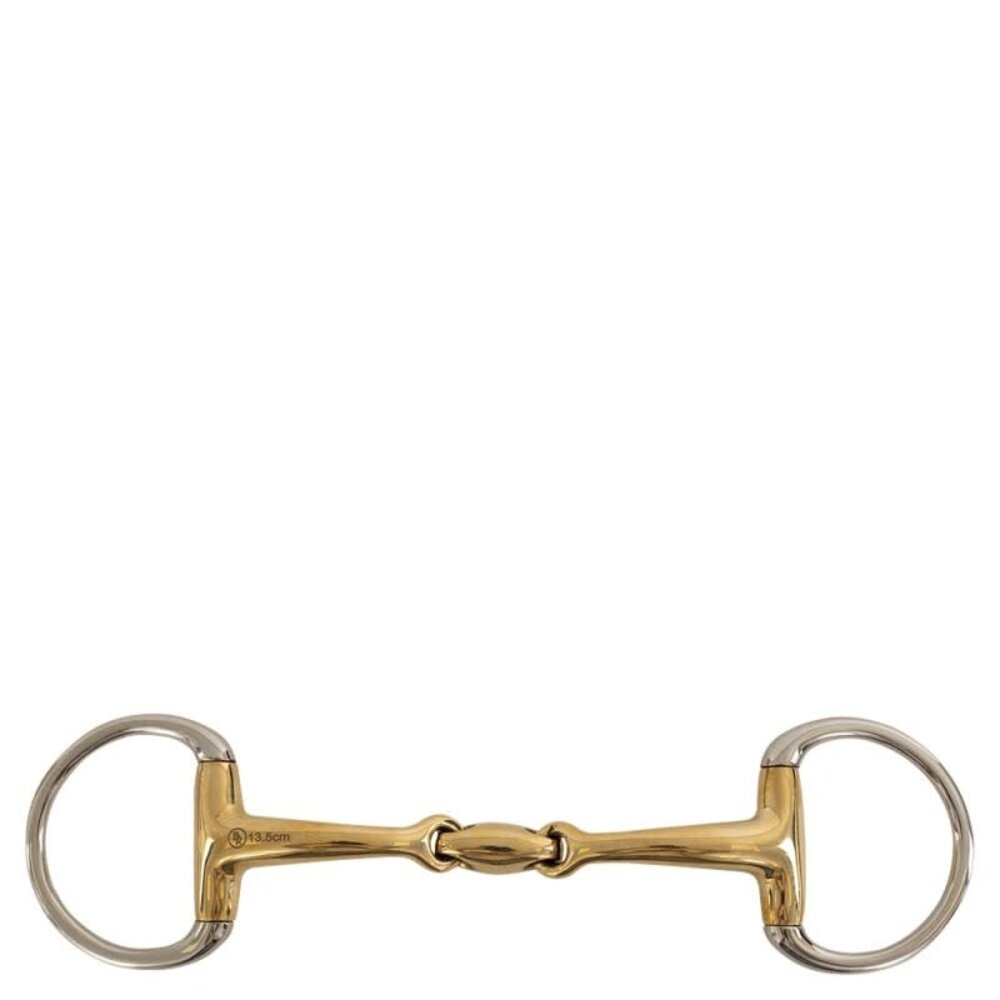 BR BR Double Jointed Eggbutt Snaffle Soft Contact Magic System 14mm