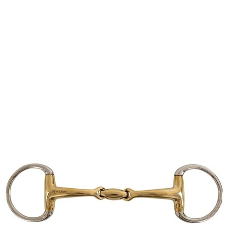 BR BR Double Jointed Eggbutt Snaffle Soft Contact Magic System 14mm