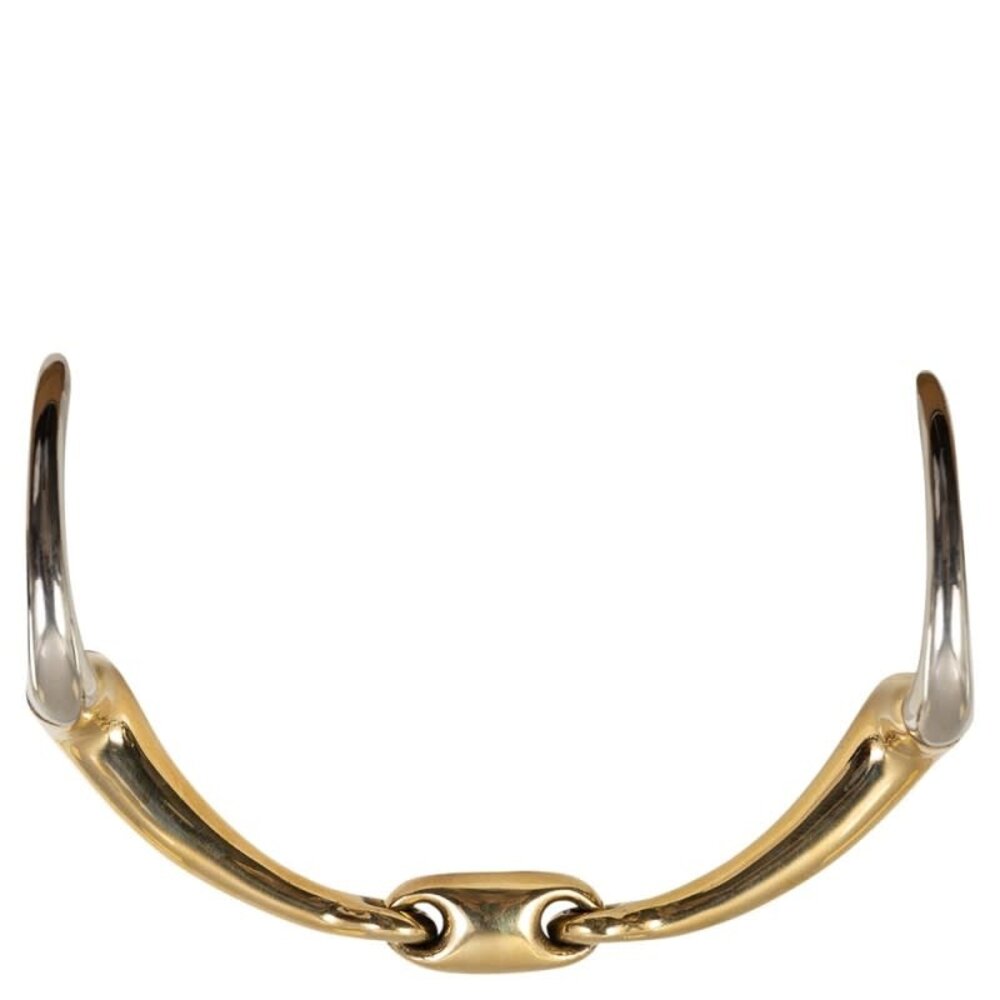 BR BR Double Jointed Eggbutt Snaffle Soft Contact Magic System 14mm