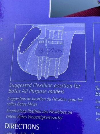 Bates Taquets FlexiBlocs Bates All Purpose Large Noir Bates Taquets FlexiBlocs Bates All Purpose Large Noir