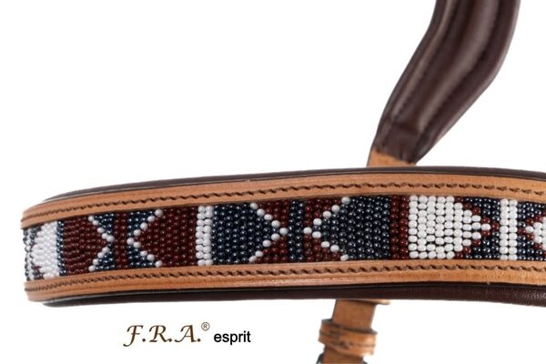 F.R.A. Esprit Western Hackamore Hoofdstel Natuur - met teugels