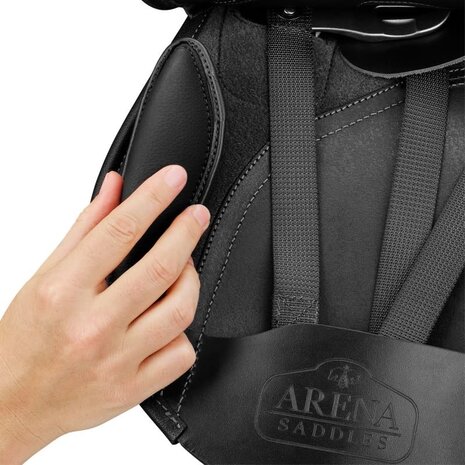 Arena Zadel Arena Veelzijdig Pony Wide HART Zwart Arena Zadel Arena Veelzijdig Pony Wide HART Zwart