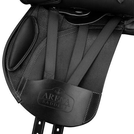Arena Zadel Arena Veelzijdig Pony Wide HART Zwart Arena Zadel Arena Veelzijdig Pony Wide HART Zwart