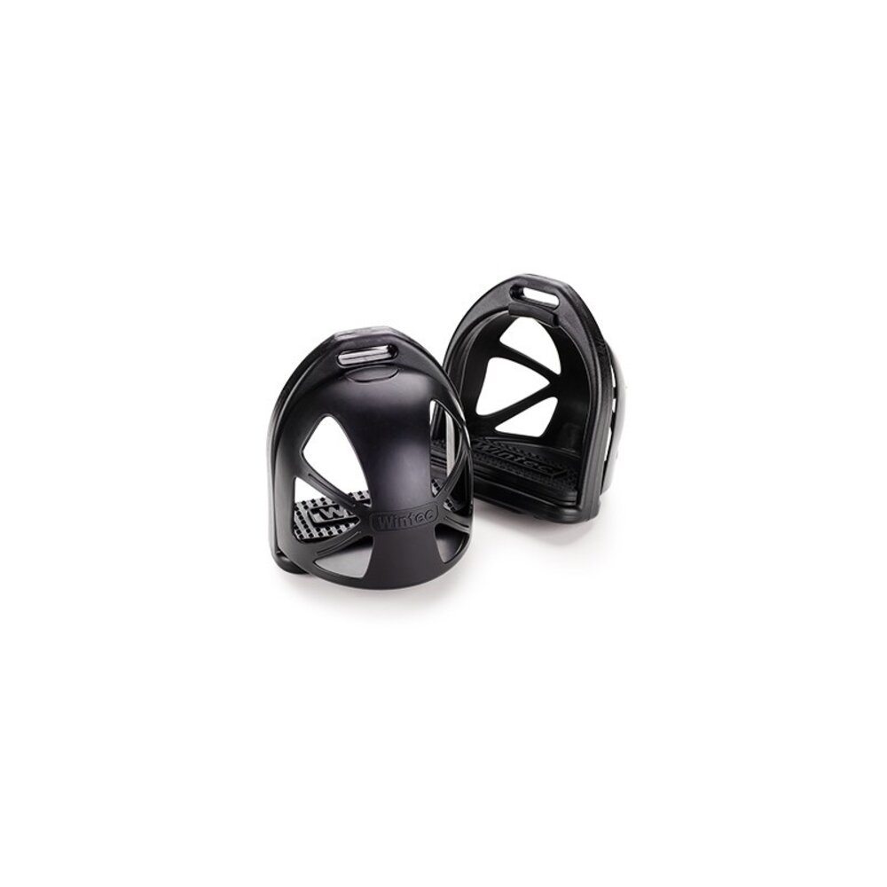 Wintec Wintec Etrier avec coque kids Noir Wintec Wintec Etrier avec coque kids Noir