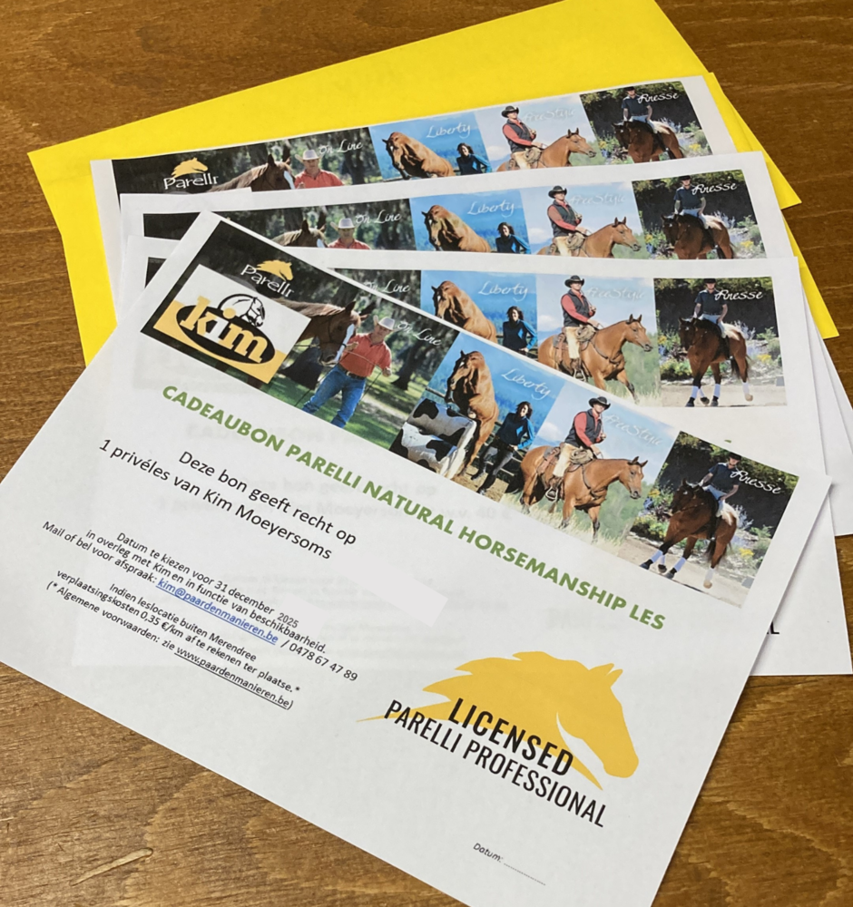 Parelli Gift card Parelli lesson