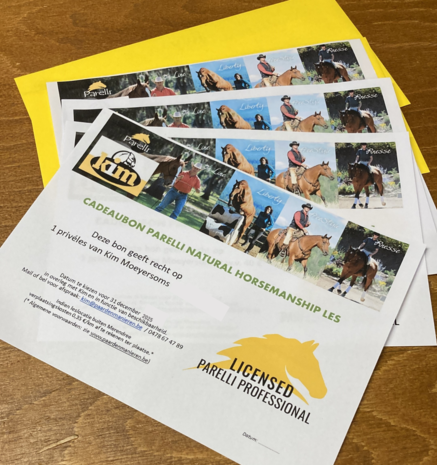 Parelli Cadeaubon Parelli-les Parelli Cadeaubon Parelli-les