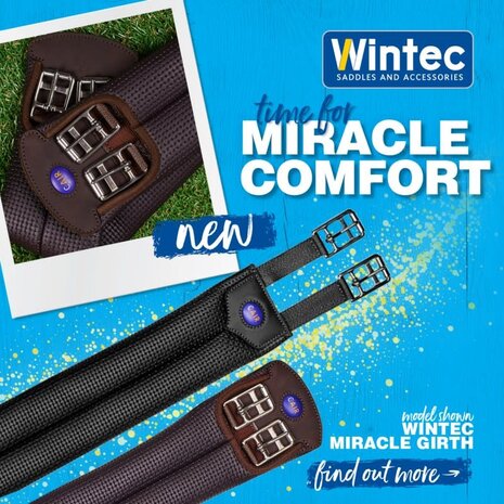 Wintec Sangle Wintec Miracle Dressage Brun