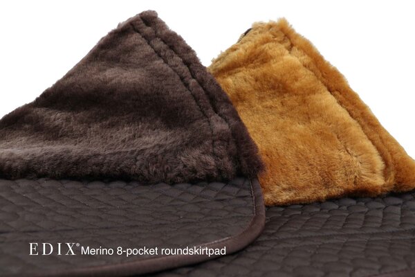 Edix Saddles Westernpad Roundskirtpad Afgerond Fur 8-pockets Edix Saddles Westernpad Roundskirtpad Afgerond Fur 8-pockets