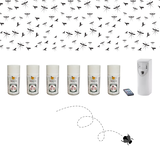 Promoset Moskito Fly Control dispenser + 6 vullingen Promoset Moskito Fly Control dispenser + 6 vullingen