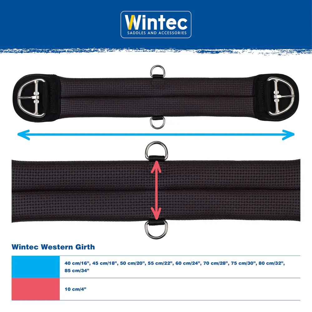 Wintec Western Singel Wintec zwart