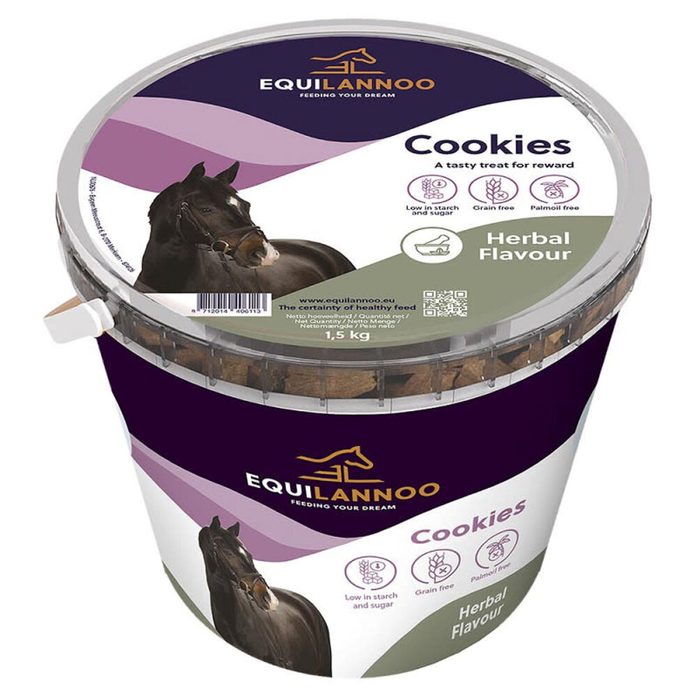 BR Paardensnoepjes Equilannoo Cookies 1.5kg Herbal BR Paardensnoepjes Equilannoo Cookies 1.5kg Herbal