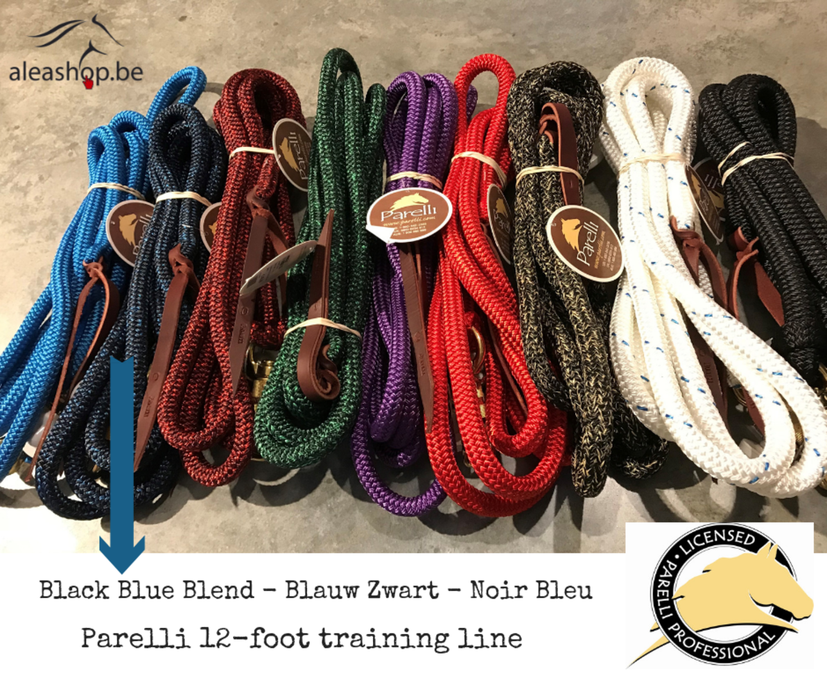 Parelli Touw 12-Foot Line  Blauw/Zwart