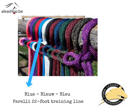Parelli Longe 22-Foot Line Snap Bleu 6.7m Parelli Longe 22-Foot Line Snap Bleu 6.7m