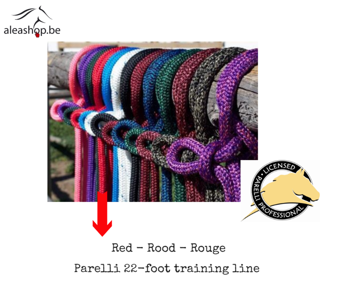 Parelli Touw 22-Foot Line Snap Rood