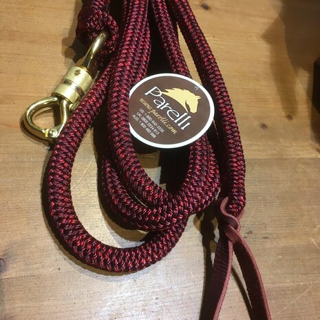 Parelli Touw 22-Foot Line Snap Bordeaux/Rood 6.7m