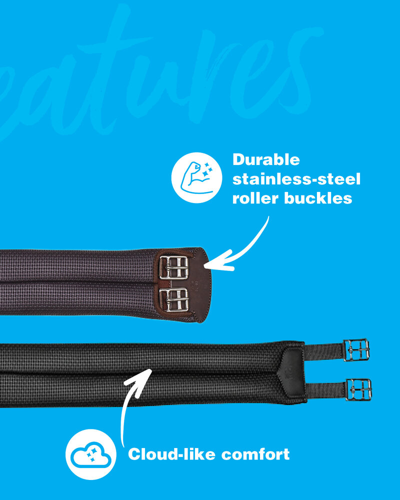 Wintec Wintec Miracle Girth Long Black Wintec Wintec Miracle Girth Long Black