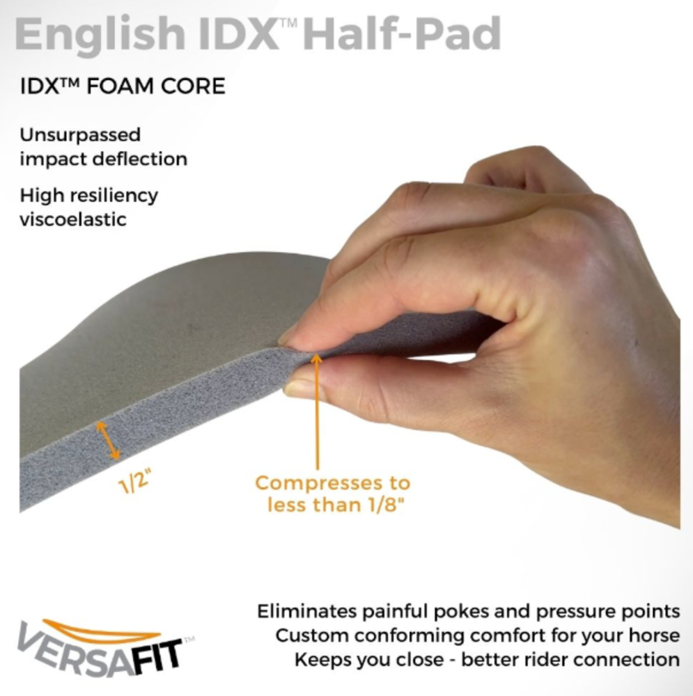 Parelli VersaFit Therapeutic Shimmable Half-Pad Black Parelli VersaFit Therapeutic Shimmable Half-Pad Black