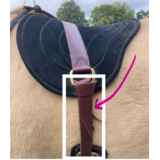 Parelli Lederen Latigo voor Parelli  Bareback Pad (per stuk!) Parelli Lederen Latigo voor Parelli  Bareback Pad (per stuk!)