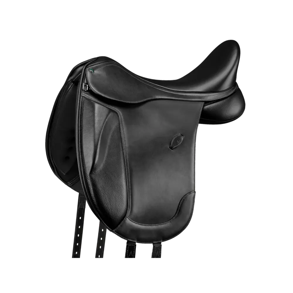 Arena Zadel Arena Dressuur Monoflap HART Zwart
