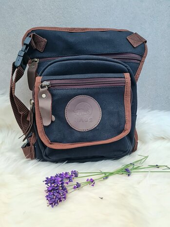 MAGS Heuptas canvas Sidney zwart