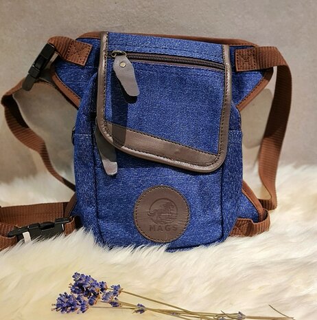 MAGS Heuptas canvas Lucy blauw