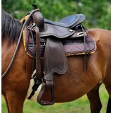 MAGS Westernzadel MAGS Western Shorty donkerbruin