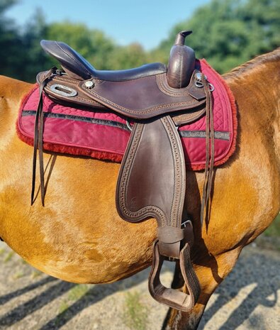 MAGS Westernzadel MAGS Western Shorty donkerbruin