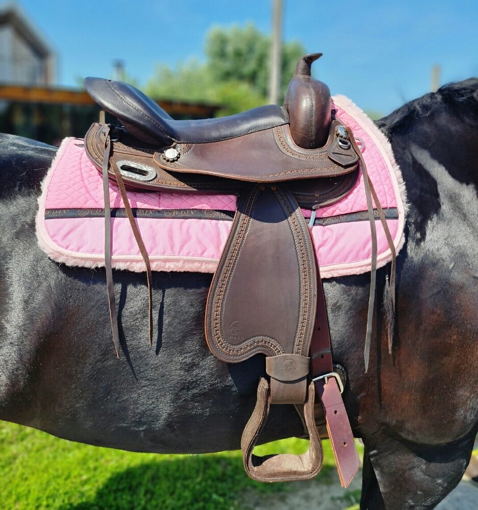 MAGS Westernzadel MAGS Western Shorty donkerbruin