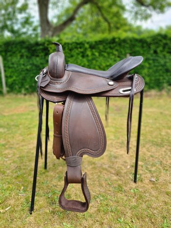 MAGS Westernzadel MAGS Western Shorty donkerbruin