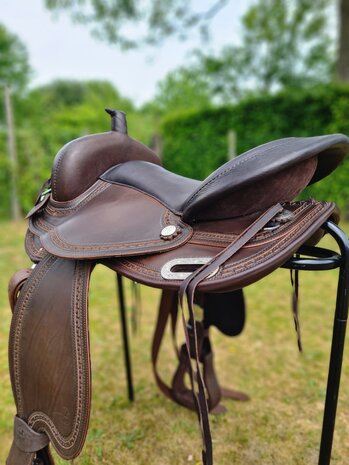 MAGS Westernzadel MAGS Western Shorty donkerbruin