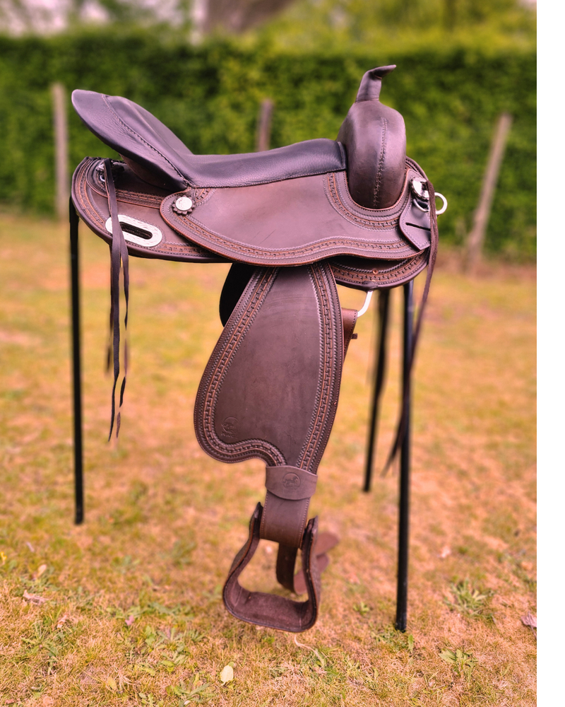 MAGS Westernzadel MAGS Western Shorty lichtbruin