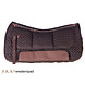 F.R.A. Westernpad anatomisch volbont 3 vaks met inlagen 71cm bruin/bruin