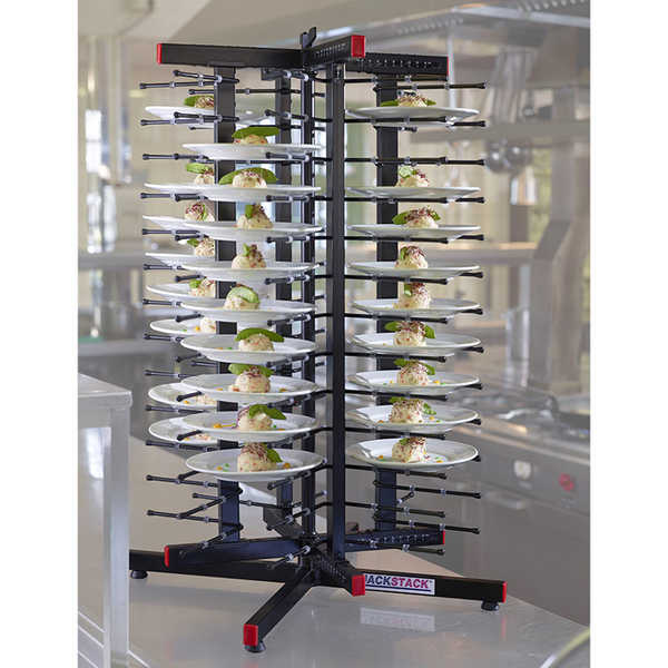 Jackstack werktafelmodel bordenrek | Geschikt voor 52 borden | 480x480x890(h)mm