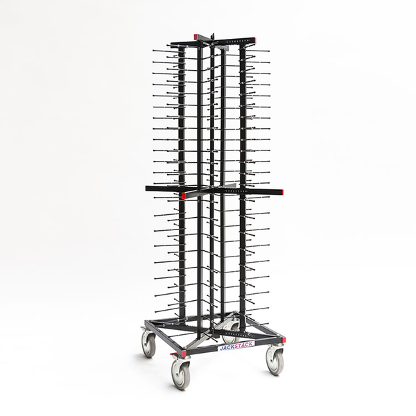 Jackstack verrijdbaar  bordenrek | Geschikt voor 88 borden | 600x600x1790(h)mm